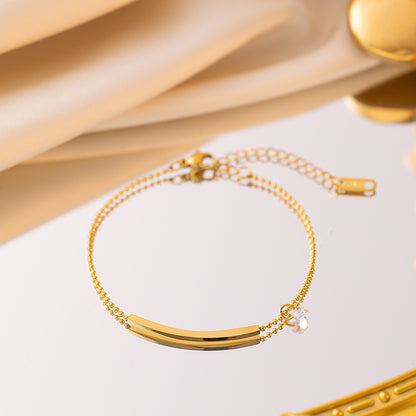 Smile hanging love bracelet