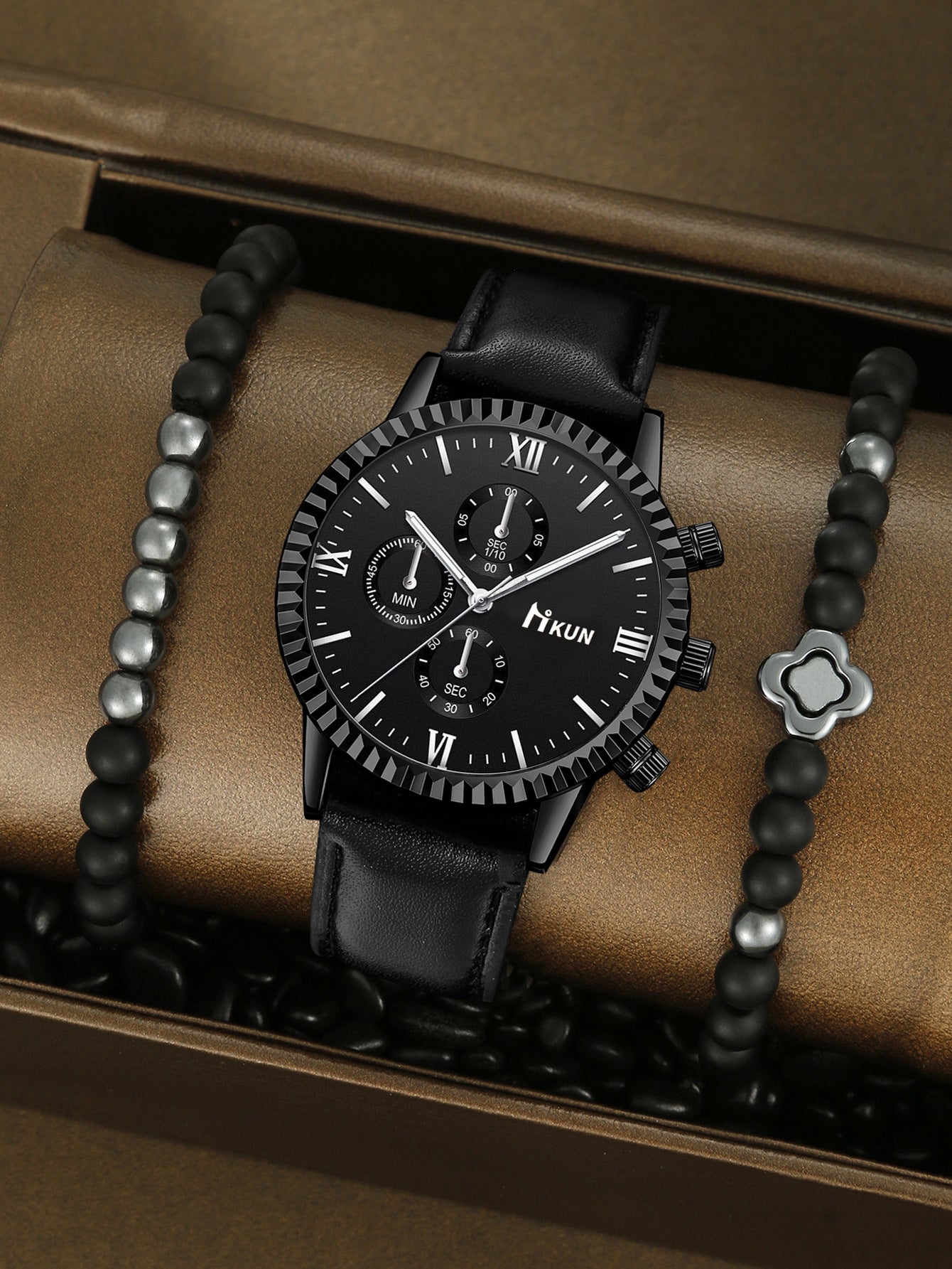 Quartz Watch Business Bracelet Set