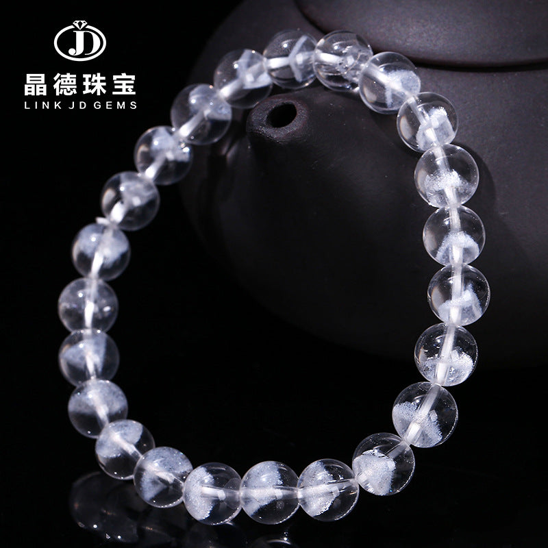 Pulsera de pirámide fantasma blanca 