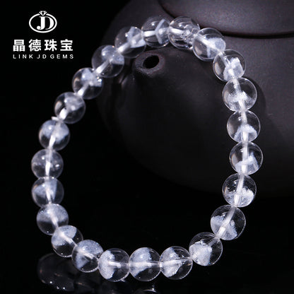 Pulsera de pirámide fantasma blanca 