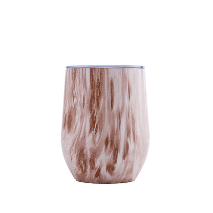 12Oz red wine glass stainless steel cup