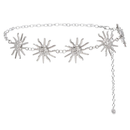 Popular metal waist chain female