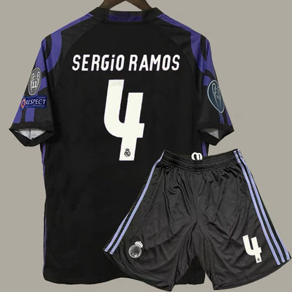 16-17 Real Madrid 2nd 7 Ronaldo Ramos Bale Modri? Retro Jersey