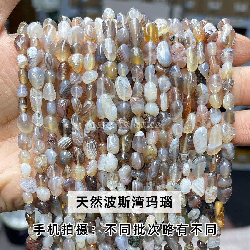 6-8Mm crystal agate irregular conformal loose beads
