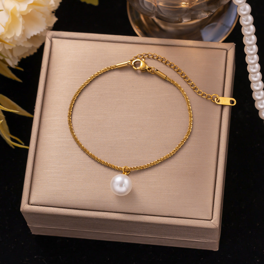 18K Gold Titanium Steel Bracelet