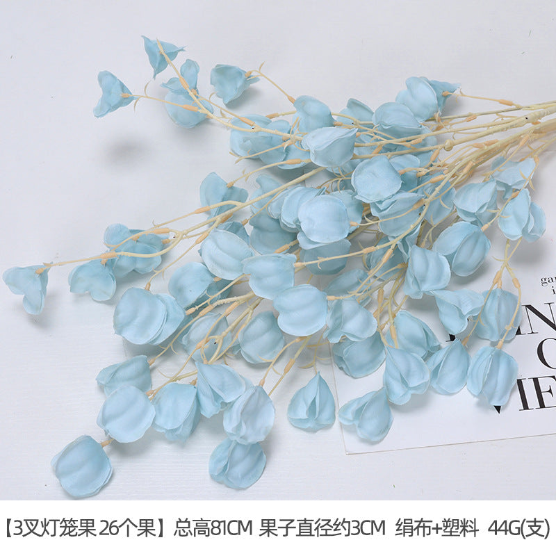 Artificial flowers blue series flowers plastic flowers wholesale