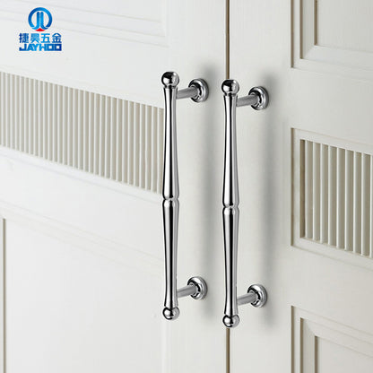 Chrome Bright Silver Brass Handle