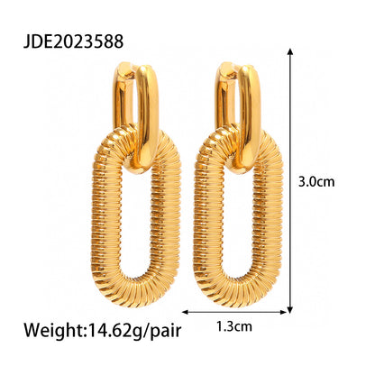 18K gold plated earrings wholesale