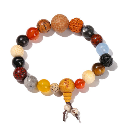 Eighteen-seed Bodhi bracelet.