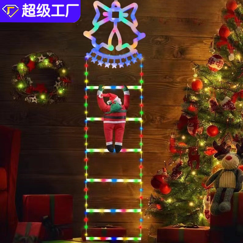 Luz de escalera de Papá Noel 
