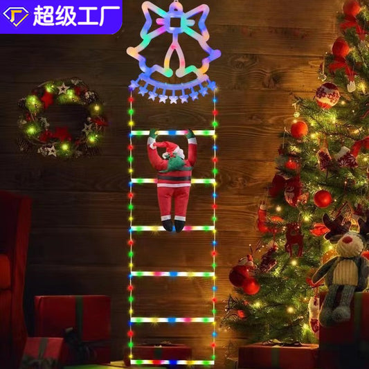 Luz de escalera de Papá Noel 