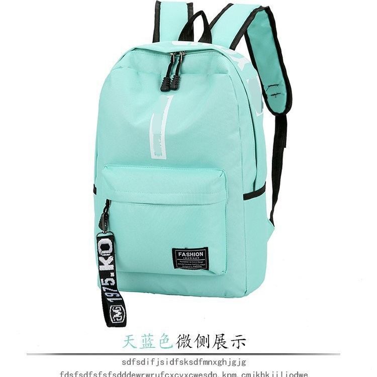 Backpack Canvas Large Capacity Student School Bag