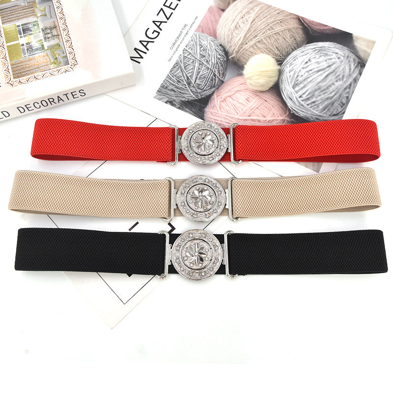 Stretch Flower Belt Fashion