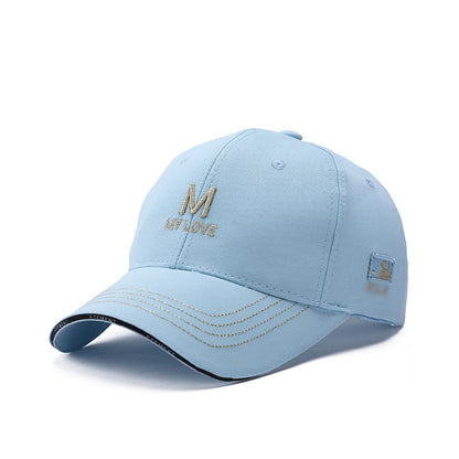 Gorra de pico de pato versátil y texturizada de estilo coreano 
