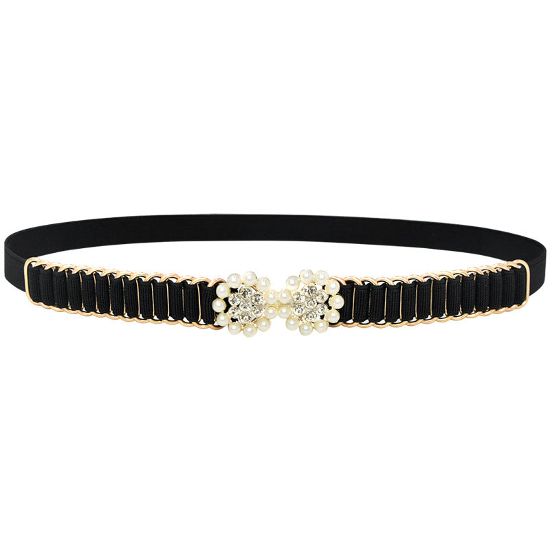 Elastic belt women's fine decoration trend