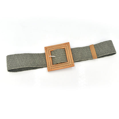 Braided elastic elastic belt