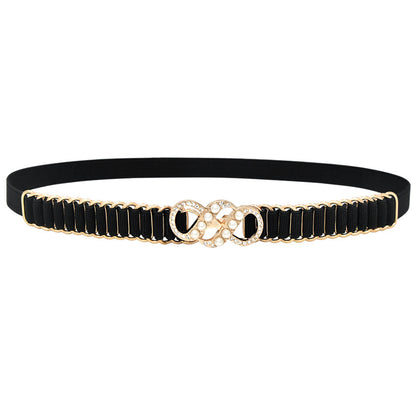 Elastic belt women's fine decoration trend