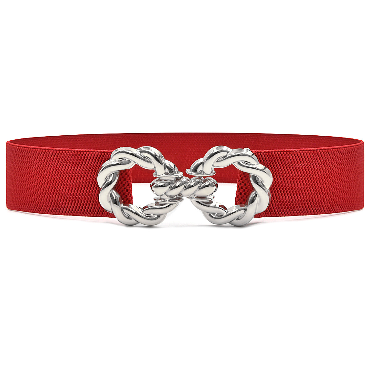 Elastic elastic women's belt