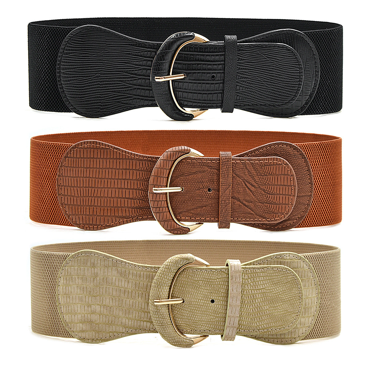 Elastic elastic wide waist seal personality