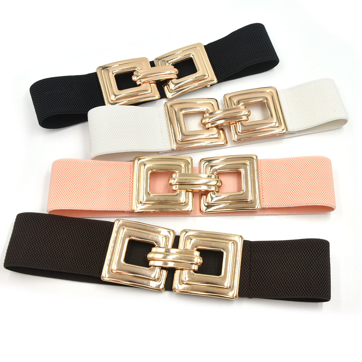 Gold belt women's decorative belt