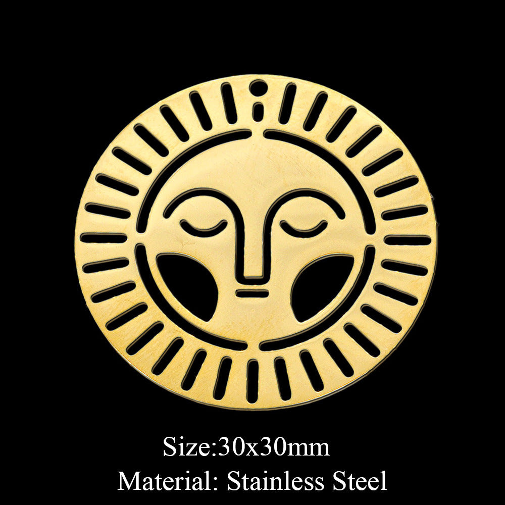 5 pcs/bag, eye fairy face pendant.