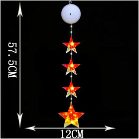 Halloween Christmas Series Suction Cup Lights Ladder Lights