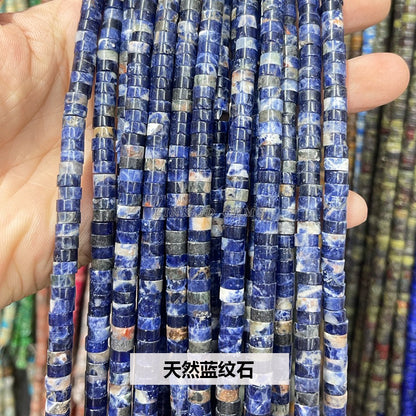 3 * 6Mm natural stone right angle disc loose beads