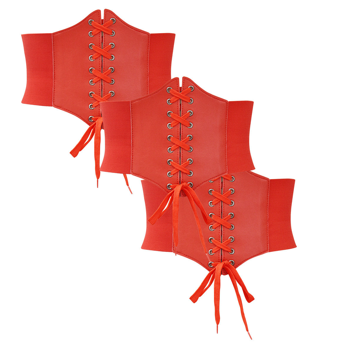 Elastic waist width belt