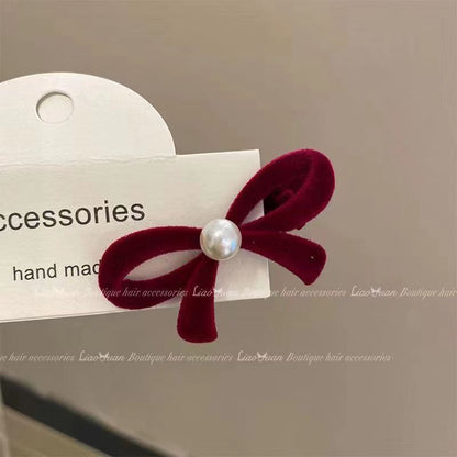 Bow Hair Clips Small Bangs Clip