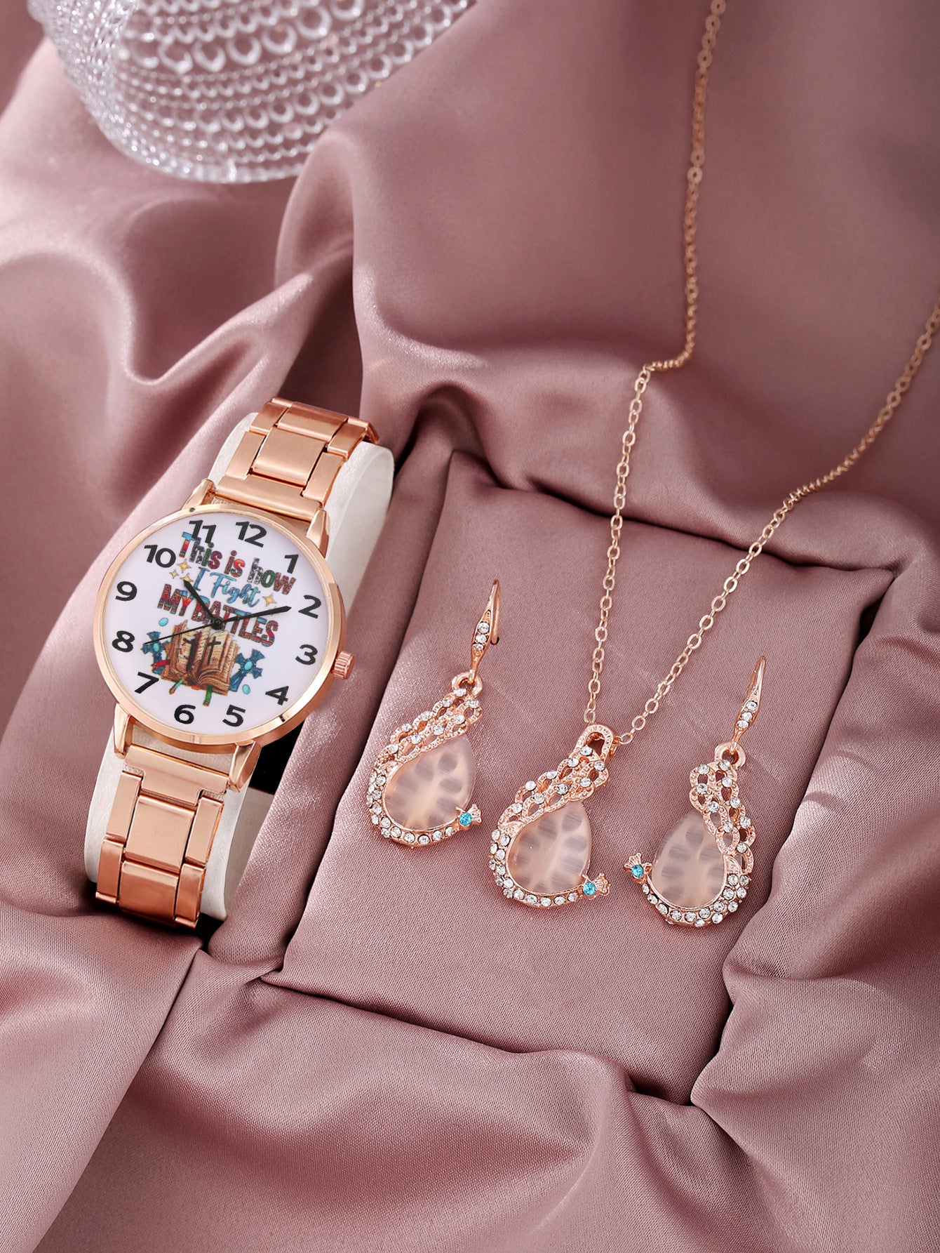 Butterfly suit fashion temperament quartz watch