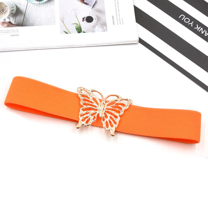 Hollow butterfly decorative belt