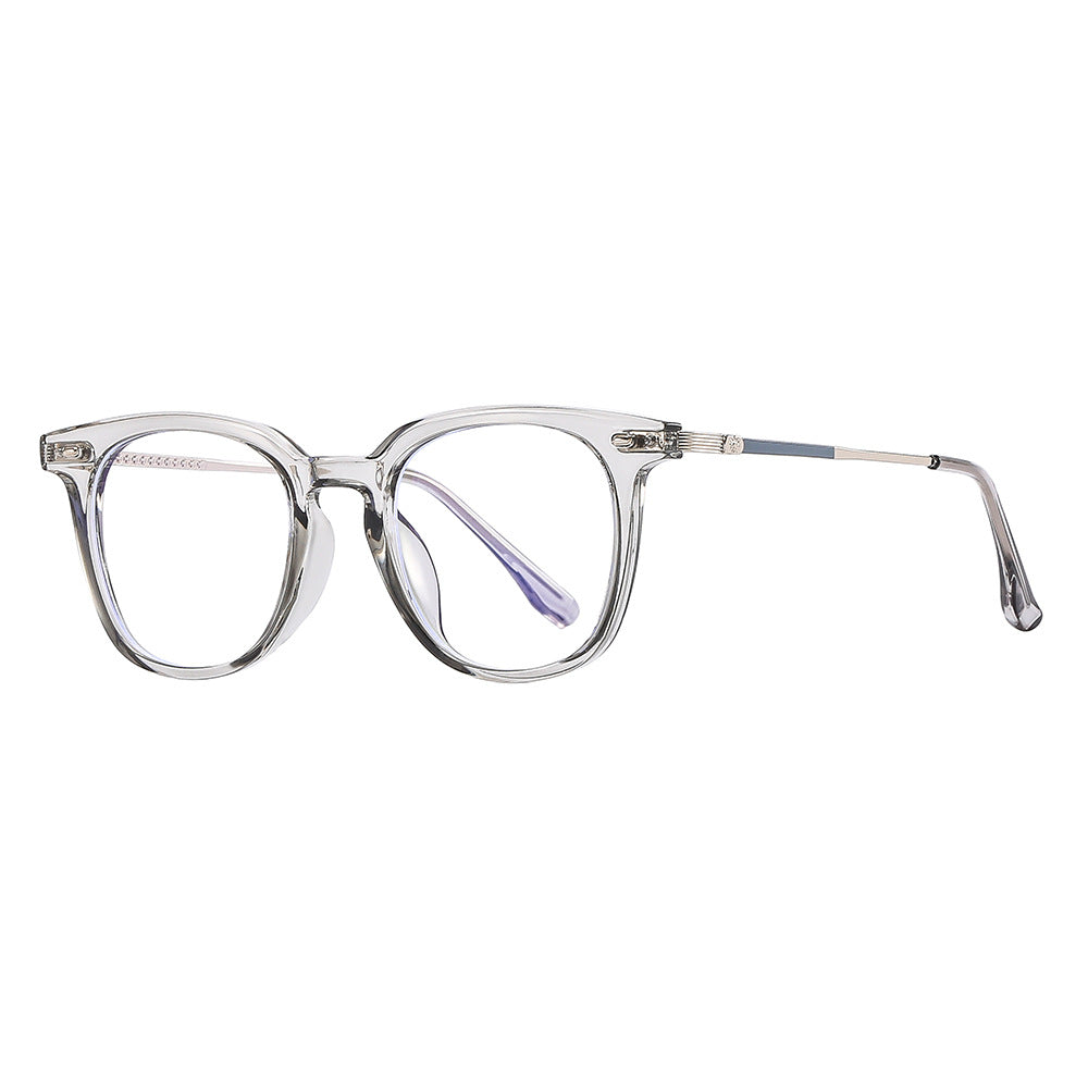 Blue Light Blocking Flat Lens TR90 Retro Polygon Fashion Frame