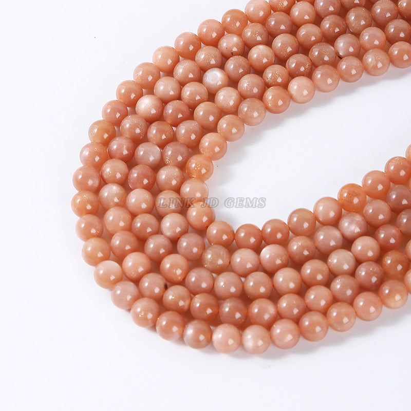 7A sun stone loose beads DIY