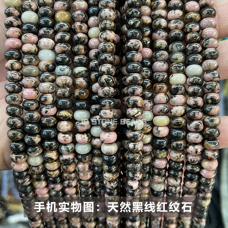 6 * 4Mm natural stone crystal abacus beads loose beads