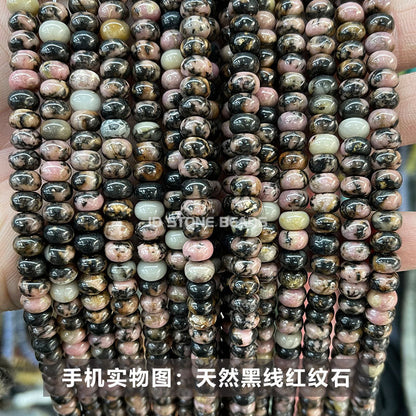 6 * 4Mm natural stone crystal abacus beads loose beads