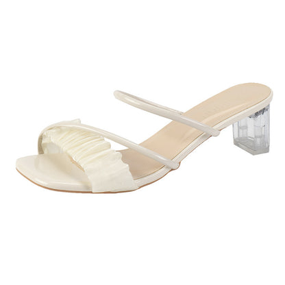 Summer transparent sandals women