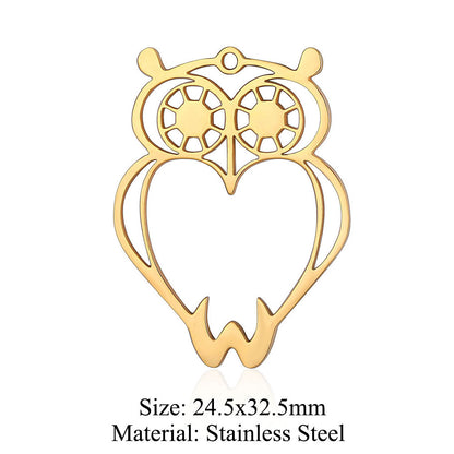 5 pcs/bag wings butterfly titanium steel pendant moth DIY