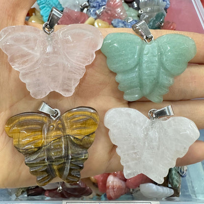 pingente de cristal borboleta 40*30 