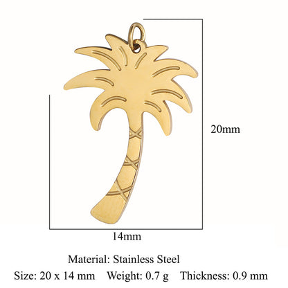 Colgante de acero inoxidable con forma de rosa del árbol de la vida 