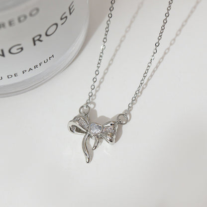 Fashion silver titanium steel necklace