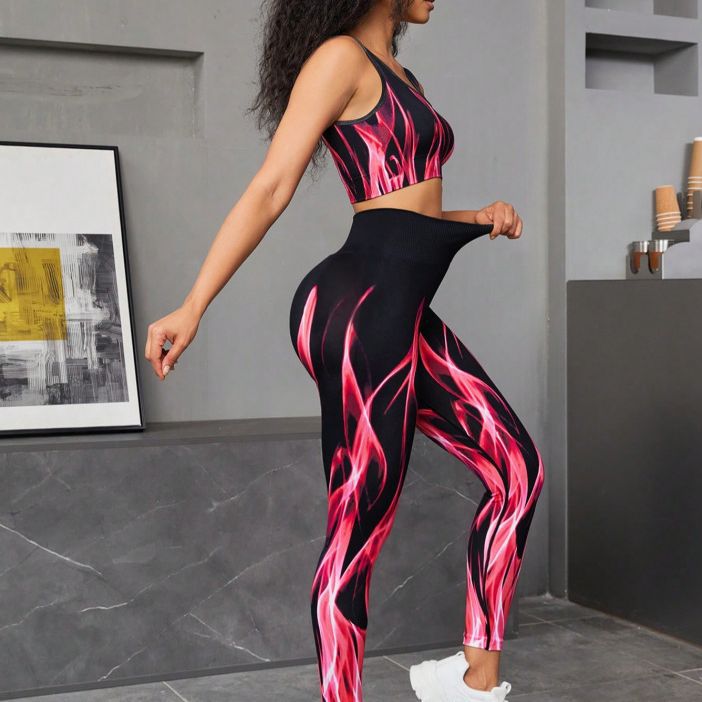 Tie-Dye Aurora Yoga Set