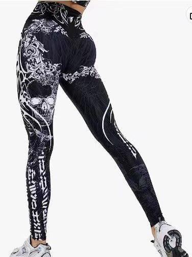 Pantalones de yoga sin costuras color melocotón para levantamiento de glúteos Leggings deportivos moldeadores de cintura alta 