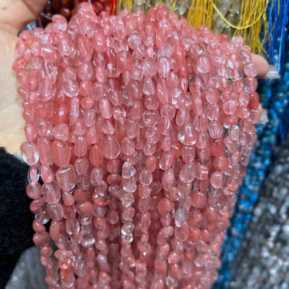 Ágata de cristal de ametista de pedra natural de 5-8 mm 