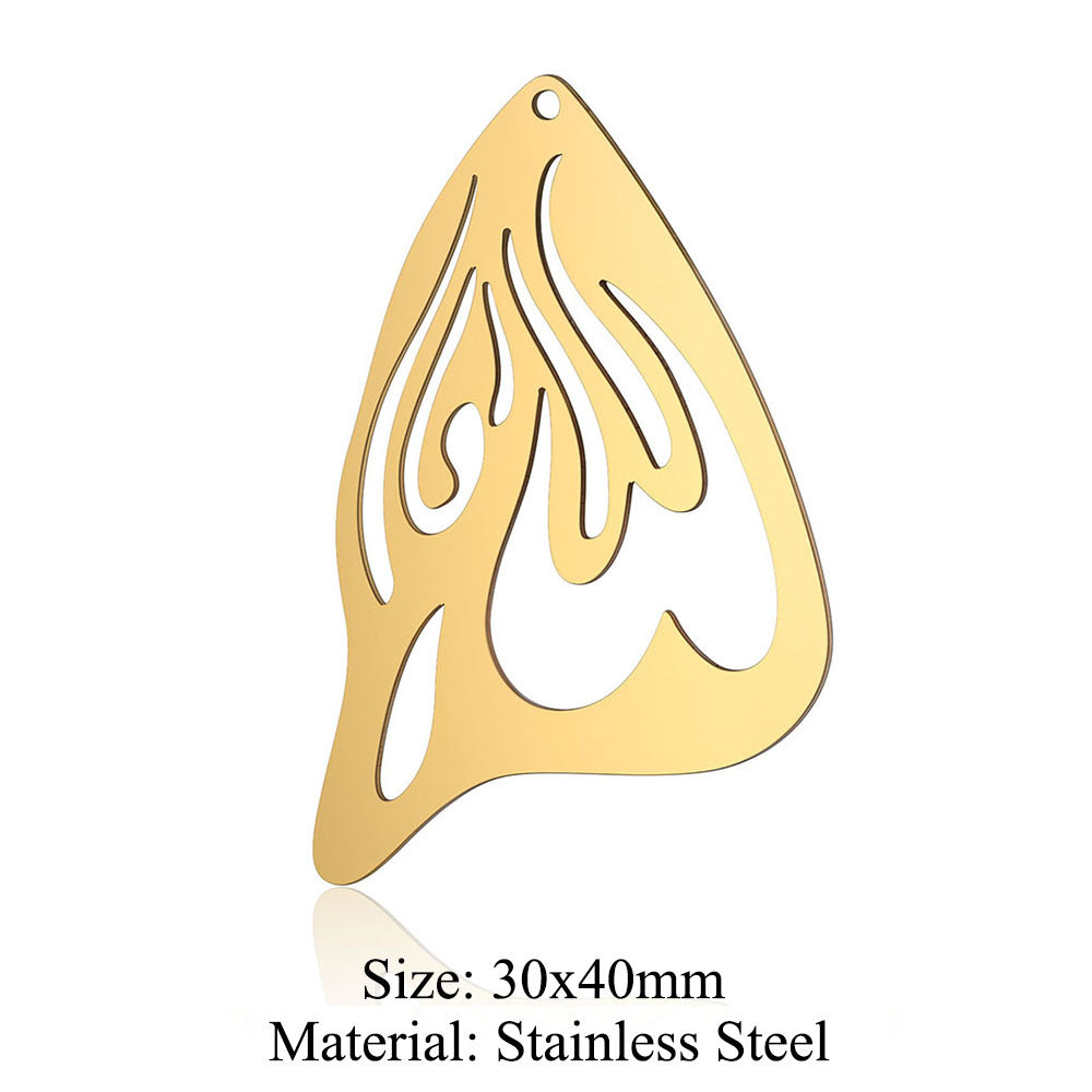 5 pcs/bag wings butterfly titanium steel pendant moth DIY