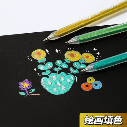 Glitter pen metallic