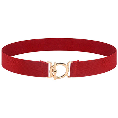 Explosive circle pair buckle thin belt