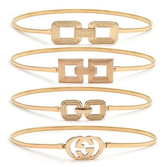 Fashion Metal Spring Waist Chain