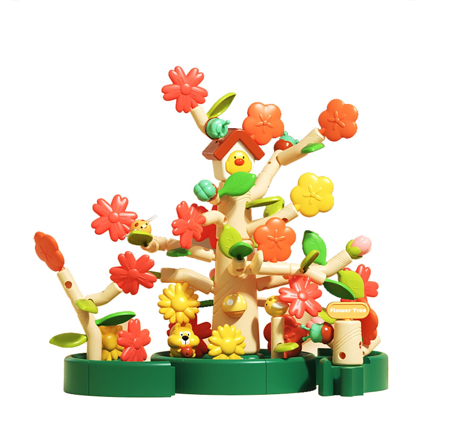 DIY Flower Tree Building Blocks, Educational Puzzle Toy for Girls and Boys