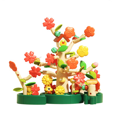 DIY Flower Tree Building Blocks, Educational Puzzle Toy for Girls and Boys