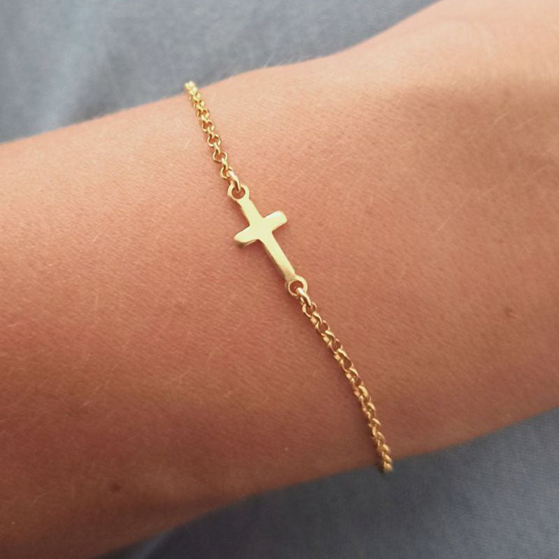 Retro Cross Bracelet